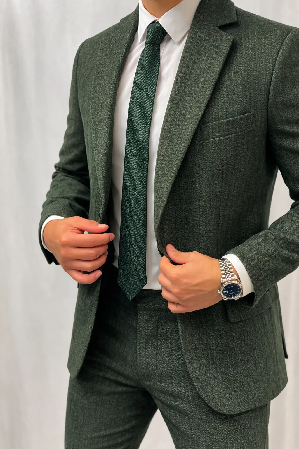 Forest Green Twill Pants